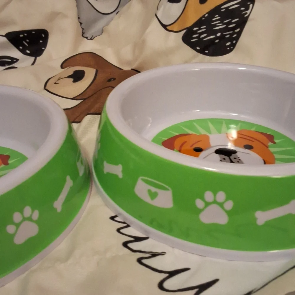 🐕Set of 2 🐕 puppy bowls